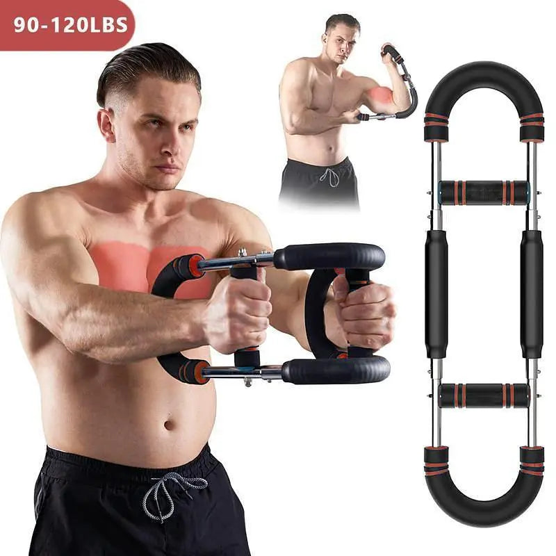 Twister Arm Trainer, Adjustable Resistance Twister Arm Exerciser Chest Exerciser for Men, Portable Chest Workout Equipment Arm Trainer for Men