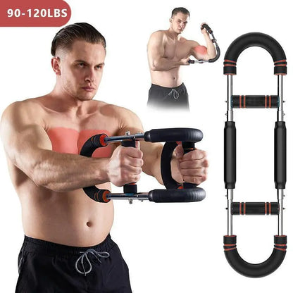 Twister Arm Trainer, Adjustable Resistance Twister Arm Exerciser Chest Exerciser for Men, Portable Chest Workout Equipment Arm Trainer for Men