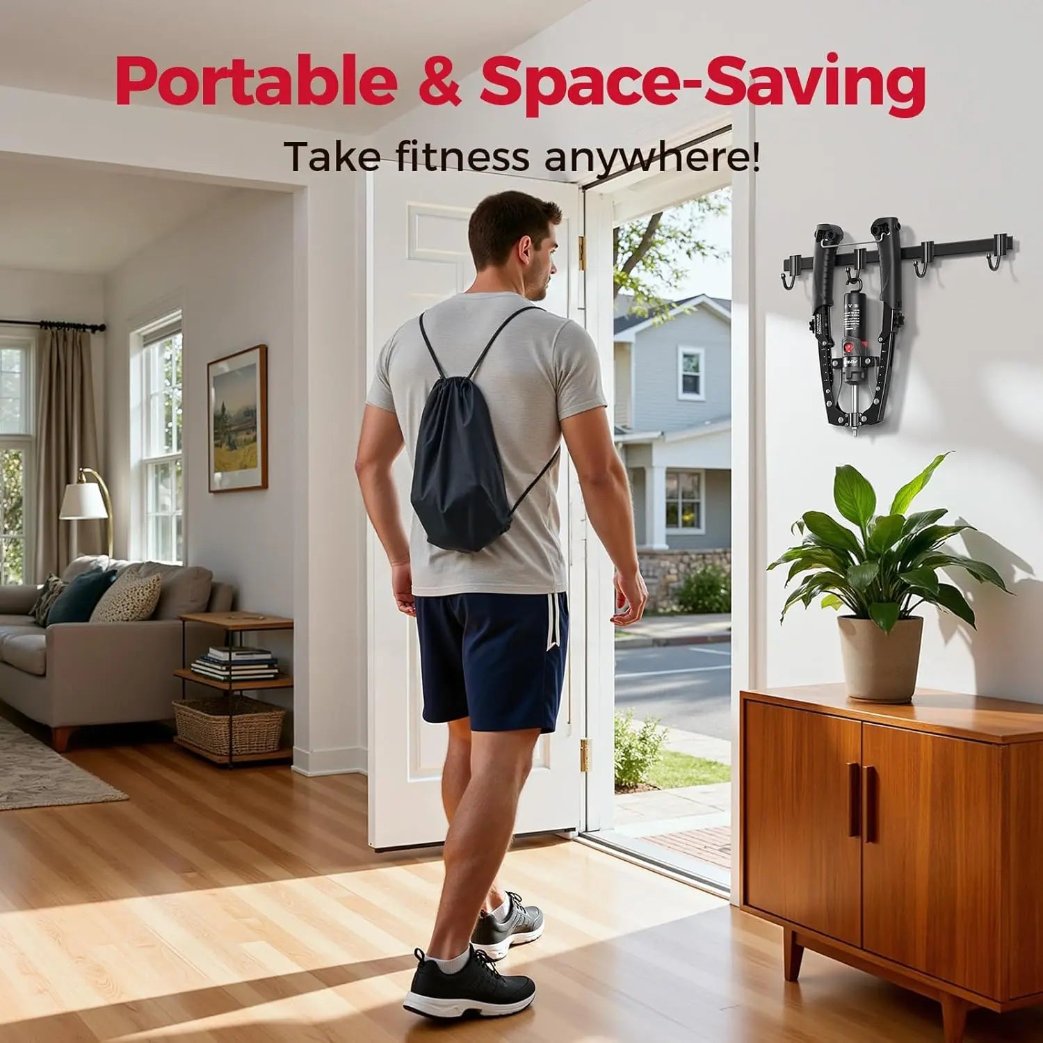 FLYBIRD 3-In-1 Hydraulic Chest Twister & Arm Trainer: Adjustable 22-440Lbs Core Trainer with Ab Roller Wheel - Home Gym Strength Training Equipment, Full Body Workout Accessory (Pad & Bag Incl.) for Men Women#Summervibes Summervibes,