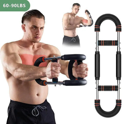 Twister Arm Trainer, Adjustable Resistance Twister Arm Exerciser Chest Exerciser for Men, Portable Chest Workout Equipment Arm Trainer for Men